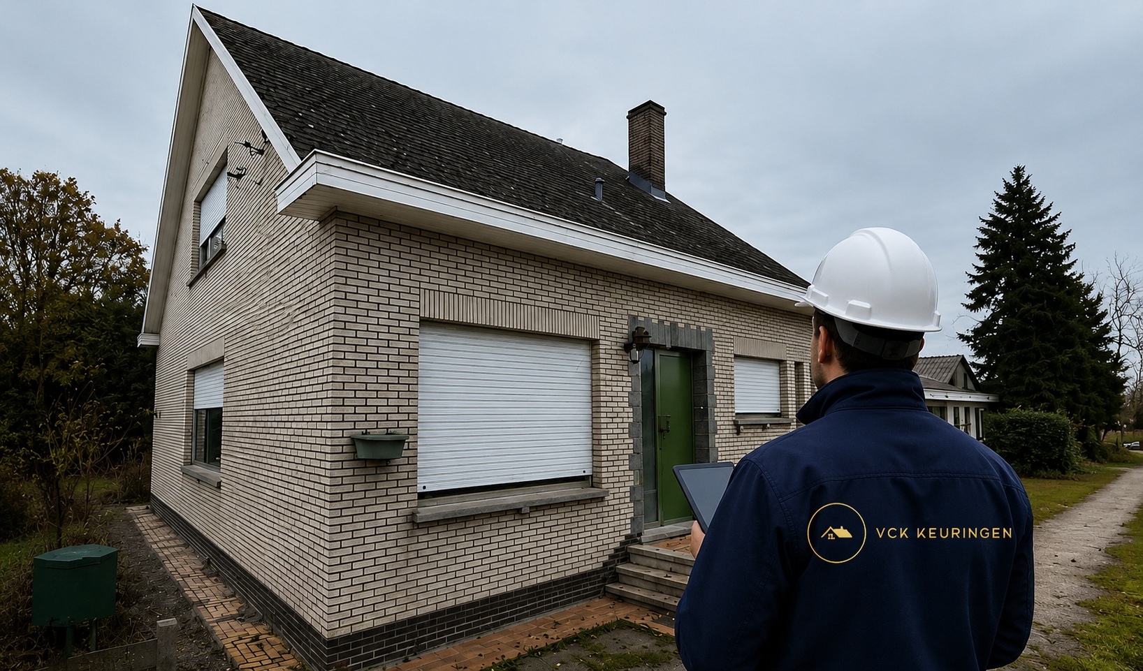 Maison moderne faisant l’objet d’une attestation amiante